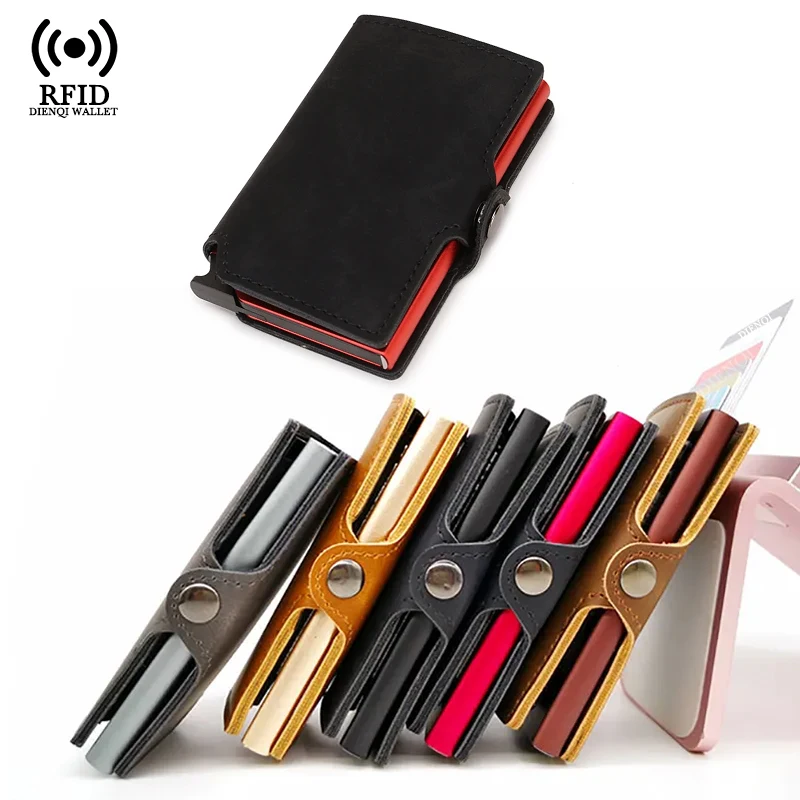 Slim Business Card Holder Men  - Card Top Loader recension och pris