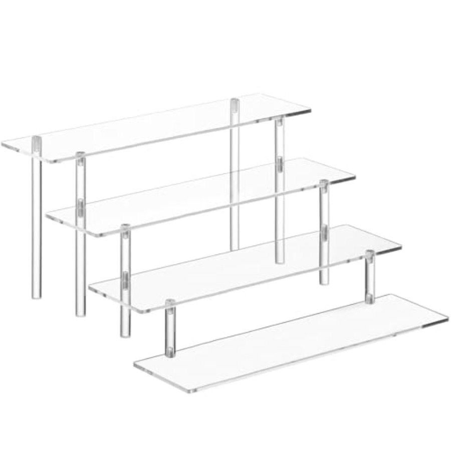 4 Tier Acrylic Perfume Organiz - Pop Display Shelf recension och pris