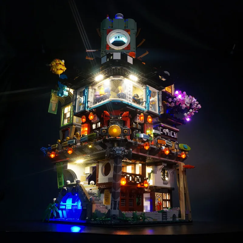 No Building Blocks Lamp Lighti - Lego Set City recension och pris